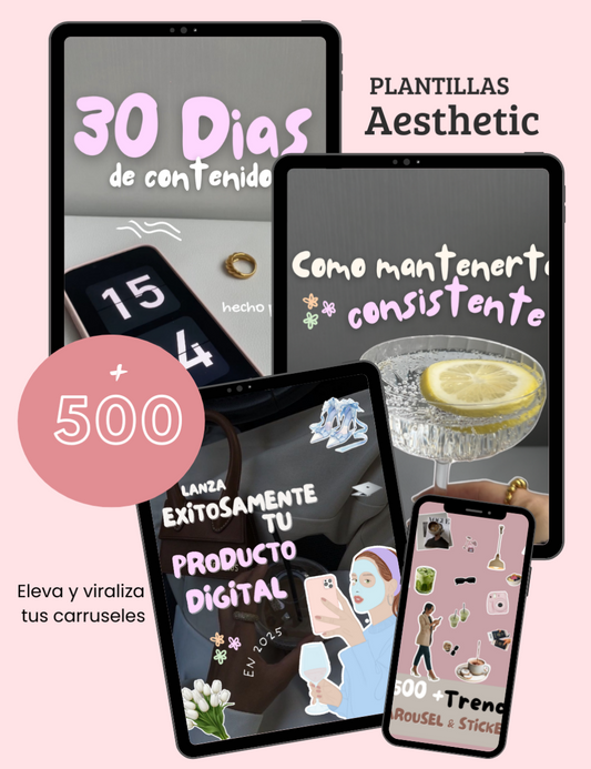 Trendy & Viral Pack de Stickers y Carruseles